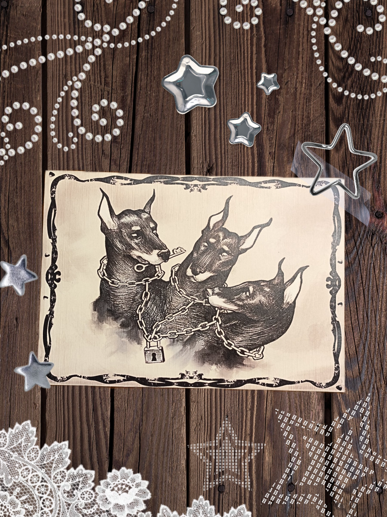 ⋆˚࿔ Print "Cerbère" ࿔˚⋆
